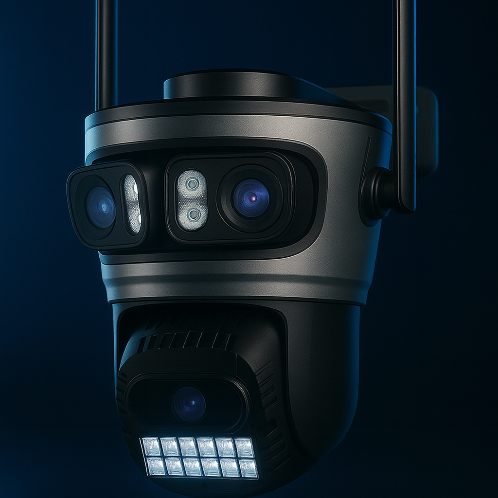 15MP 10K PTZ Wifi Camera Four Lens