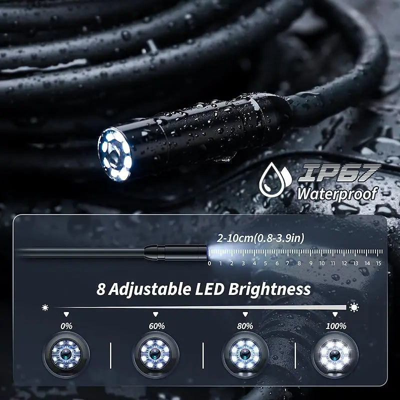 Industrial Endoscope Camera 8mm HD1080P